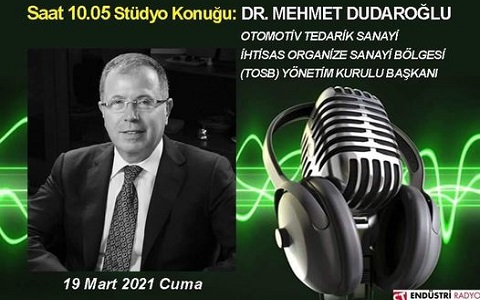 Dr. Mehmet Dudaroğlu ST Endüstri Radyo’da